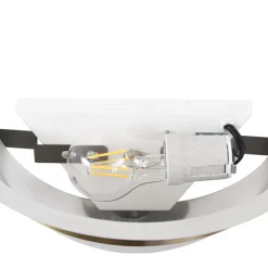 Lindby Gang|Væglamper > væglampe Irimia, 31 cm, antik messing, glas