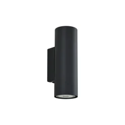 Lindby Gang|Væglamper > væglampe Joffrey, 18 cm, sort, op/ned, GU10