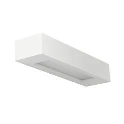 Lindby Gang|Pendellamper > væglampe Matteo, hvid, gips, 36 cm, E14, kan males