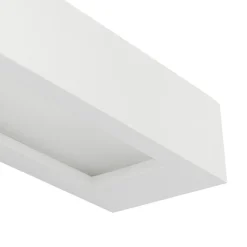 Lindby Gang|Pendellamper > væglampe Matteo, hvid, gips, 36 cm, E14, kan males