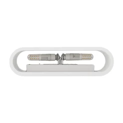 Lindby Væglamper|Væglamper > væglampe Mavora, afrundet, 25 cm, hvid, gips, G9