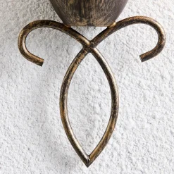 Lindby Gang|Pendellamper > væglampe Mohija, 25 cm, sort/guld, glas, E27