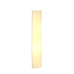 Gang|Pendellamper ^ Lindby væglampe Ophelia, højde 39 cm, hvid, glas