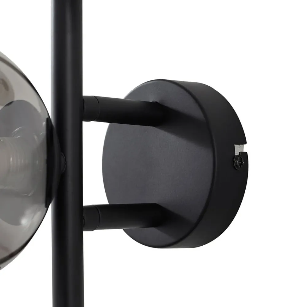 Lindby Pendellamper|Væglamper > væglampe Orbelia, sort, 3 lyskilder, glas, G9