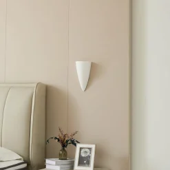 Lindby Væglamper|Væglamper > væglampe Pascali, højde 42 cm, hvid, gips