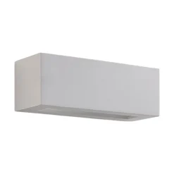 Lindby Gang|Pendellamper > væglampe Tjada, 22 cm, hvid, gips, G9, kan males, 3 stk