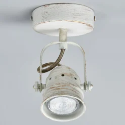 Lindby Gang|Pendellamper > vægspot Leonor, hvid, metal, 1 lyskilde, 9,5 cm