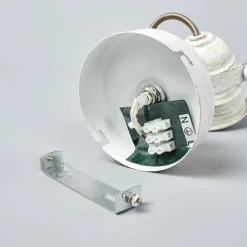 Lindby Gang|Pendellamper > vægspot Leonor, hvid, metal, 1 lyskilde, 9,5 cm