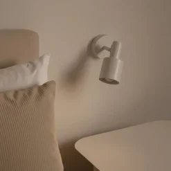 Lindby Væglamper|Væglamper > vægspot Ovelia, beige, metal, E27
