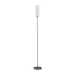 Lindby Gang|Gulvlamper > Vinsta gulvlampe, højde 153 cm, hvid, glas, metal