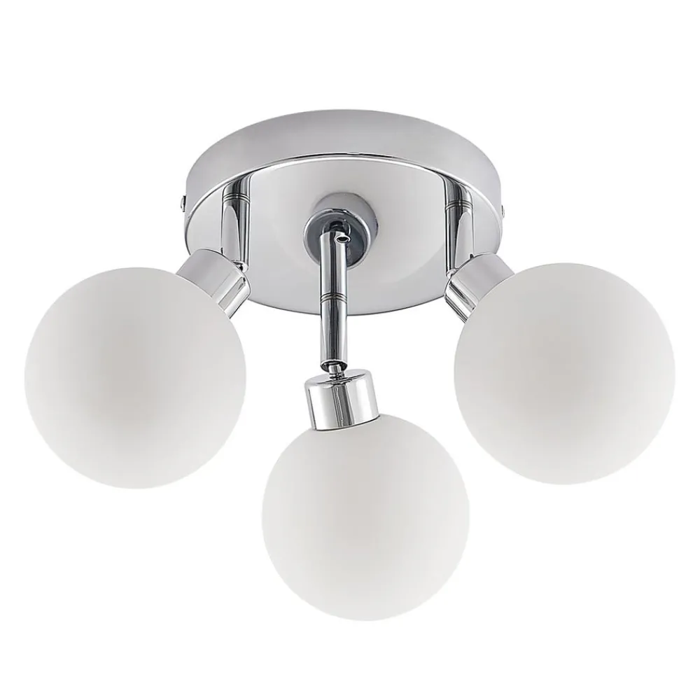 Lindby Loftlamper|Loftlamper > Zaniba loftslampe, krom, rund