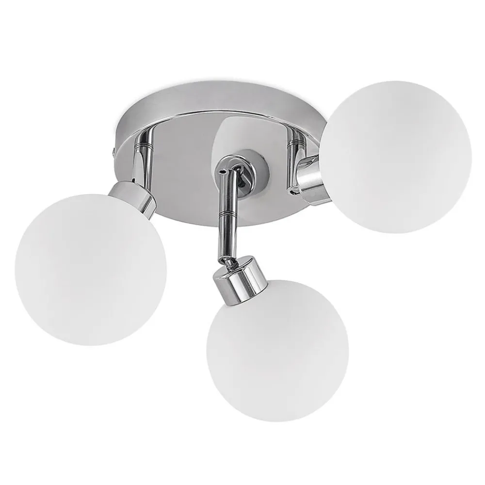 Lindby Loftlamper|Loftlamper > Zaniba loftslampe, krom, rund