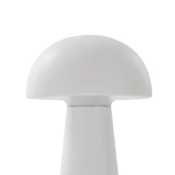 Lindby Dekorationsbelysning|Bordlamper > Zyre LED genopladelig bordlampe, hvid, IP44, touchdæmper