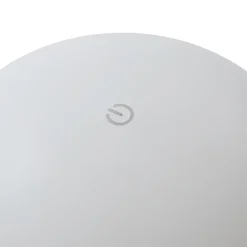 Lindby Dekorationsbelysning|Bordlamper > Zyre LED genopladelig bordlampe, hvid, IP44, touchdæmper