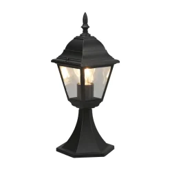Trio Lighting Terrassebelysning|Sokkellamper > Livenza base light, sort, højde 39 cm, aluminium, IP44
