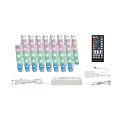 Paulmann Dekorationsbelysning|Led Strips > Længde 300 cm - LED-strip basissæt RGB+varm hvid