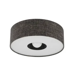 Nowodvorski Lighting Loftlamper > Loftlampe Amarela M, sort melange, tekstil, E27