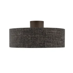 Nowodvorski Lighting Loftlamper > Loftlampe Amarela M, sort melange, tekstil, E27