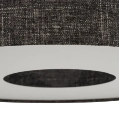 Nowodvorski Lighting Loftlamper > Loftlampe Amarela M, sort melange, tekstil, E27