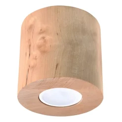 Loftlamper|Loftlamper ^ SOLLUX LIGHTING Loftlampe Ara som cylinder af træ