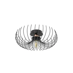 Loftlamper ^ Opviq Loftlampe Aspendos N-641, sort, metal, Ø 36 cm