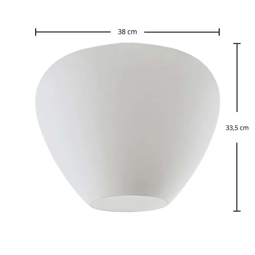 Loftlamper|Loftlamper ^ Lindby Loftlampe Bibiane i glas, opalhvid