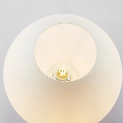 Loftlamper|Loftlamper ^ Lindby Loftlampe Bibiane i glas, opalhvid