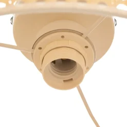 Duolla Loftlamper > Loftlampe Boho, Ø 45 cm, creme-hvid/rattan