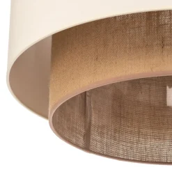 Duolla Loftlamper|Loftlamper > Loftlampe Boho, Ø 60 cm, ecru/jute