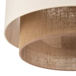 Duolla Loftlamper|Loftlamper > Loftlampe Boho, Ø 45 cm ecru/jute