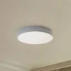 TEMAR LIGHTING Loftlamper > Loftlampe Cleo, Ø 50 cm, IP54, grå, metal, E27