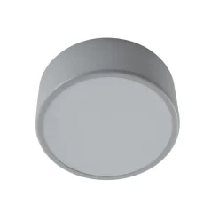 TEMAR LIGHTING Loftlamper|Loftlamper > Loftlampe Cleo, Ø 20 cm, IP54, grå, metal, E27