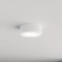 TEMAR LIGHTING Loftlamper|Loftlamper > Loftlampe Cleo, Ø 20 cm, IP54, hvid, metal, E27