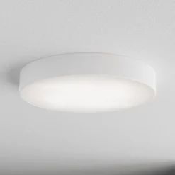 TEMAR LIGHTING Loftlamper|Loftlamper > Loftlampe Cleo, Ø 50 cm, IP54, hvid, metal, E27