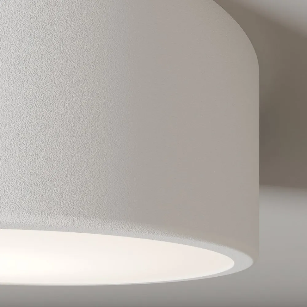 TEMAR LIGHTING Gang|Loftlamper > Loftlampe Cleo, Ø 20 cm, IP20, hvid, metal, E27