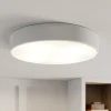 TEMAR LIGHTING Gang|Loftlamper > Loftlampe Cleo, Ø 50 cm, IP20, hvid, metal, E27