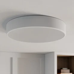 TEMAR LIGHTING Gang|Loftlamper > Loftlampe Cleo, Ø 50 cm, IP20, hvid, metal, E27