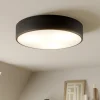 Gang|Loftlamper ^ TEMAR LIGHTING Loftlampe Cleo, Ø 40 cm, IP20, sort, metal, E27