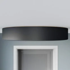 Gang|Loftlamper ^ TEMAR LIGHTING Loftlampe Cleo, Ø 50 cm, IP20, sort, metal, E27