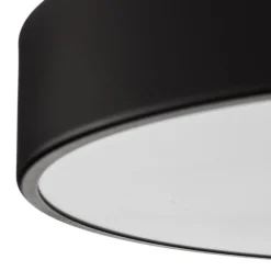 Gang|Loftlamper ^ TEMAR LIGHTING Loftlampe Cleo, Ø 50 cm, IP20, sort, metal, E27