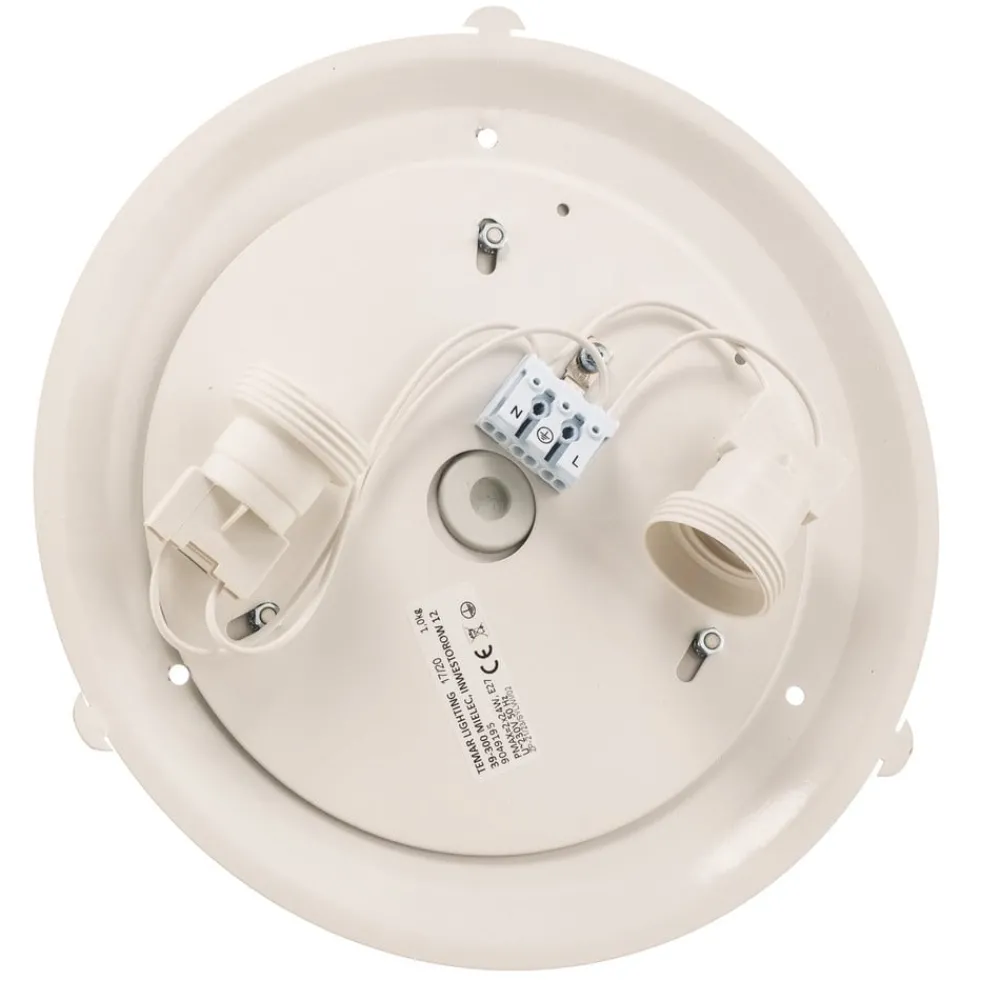 TEMAR LIGHTING Loftlamper|Loftlamper > Loftlampe Cleo DR275, IP54, Ø 27,5 cm, egetræ, E27