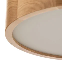 TEMAR LIGHTING Gang|Loftlamper > Loftlampe Cleo DR375, IP20, sensor, Ø 38 cm, egetræ