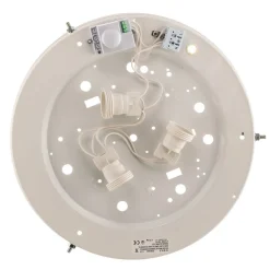 TEMAR LIGHTING Gang|Loftlamper > Loftlampe Cleo DR375, IP20, sensor, Ø 38 cm, egetræ
