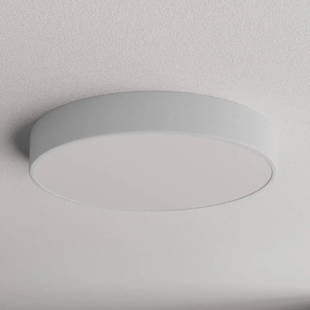 TEMAR LIGHTING Loftlamper > Loftlampe Cleo 500, grå, sensor, IP54, Ø 50 cm, metal