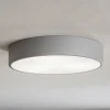 Loftlamper ^ TEMAR LIGHTING Loftlampe Cleo 400, grå, sensor, IP20, Ø 40 cm, metal