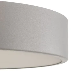 Loftlamper ^ TEMAR LIGHTING Loftlampe Cleo 400, grå, sensor, IP20, Ø 40 cm, metal