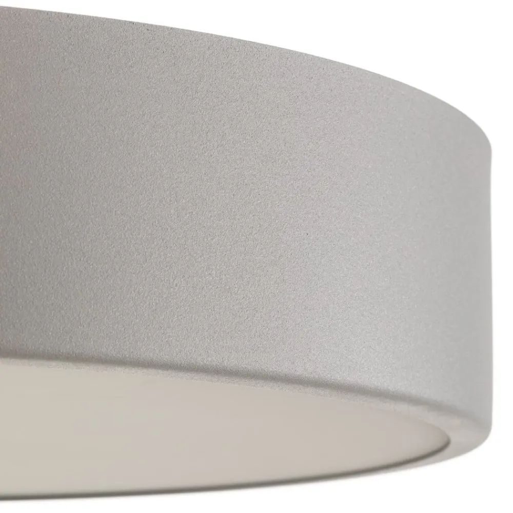 Loftlamper ^ TEMAR LIGHTING Loftlampe Cleo 400, grå, sensor, IP20, Ø 40 cm, metal