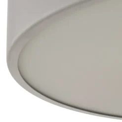 Loftlamper ^ TEMAR LIGHTING Loftlampe Cleo 400, grå, sensor, IP20, Ø 40 cm, metal
