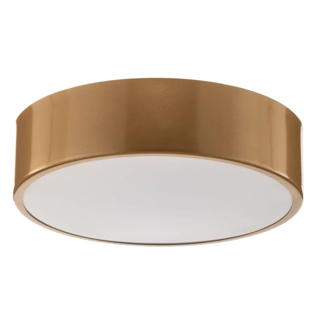 Loftlamper ^ TEMAR LIGHTING Loftlampe Cleo 300, IP54, Ø 30 cm guld