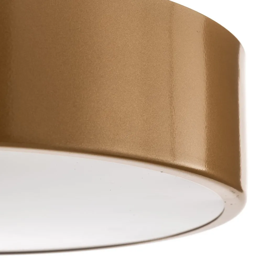 Loftlamper ^ TEMAR LIGHTING Loftlampe Cleo 300, IP54, Ø 30 cm guld